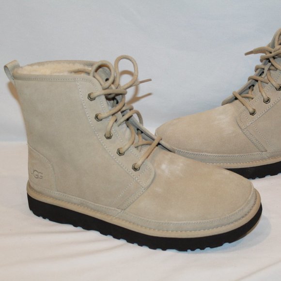 NIB UGG MEN'S HIGH NEUMEL SUEDE SHEARLING LINED ANKLE WINTER WORK BOOTS - Picture 3 of 9